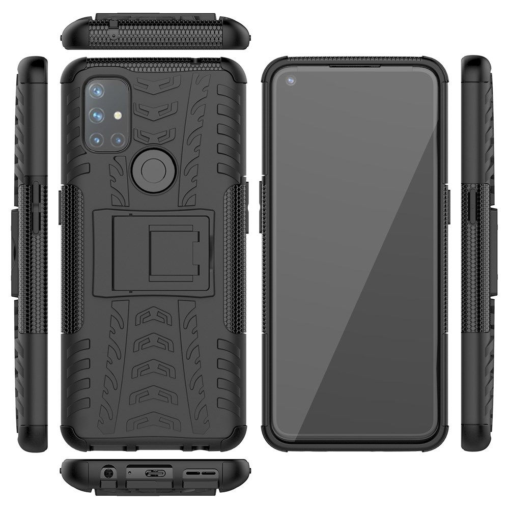 OnePlus NORD N10 5G juoda DEFENDER nugarėlė 9
