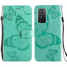 OnePlus 9 žalias Tracy K.FLEXI dėklas Butterflies