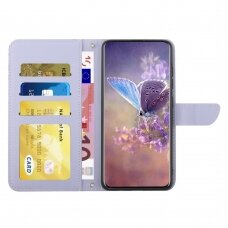 OnePlus Nord 2T 5G Tracy MEZZO violetinis Butterfly/Flowers dėklas