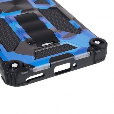 OnePlus 10 PRO 5G mėlyna camouflage ARMOR METAL nugarėlė 4