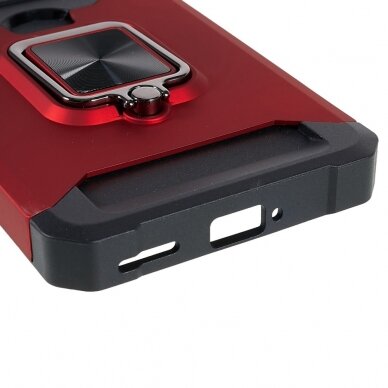OnePlus 10 PRO 5G raudona Tracy RING ARMOR WITH CAMSHIELD nugarėlė 9