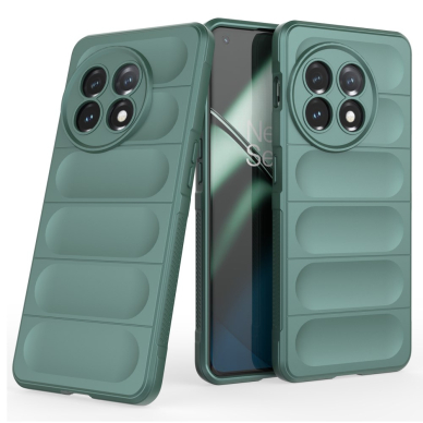 OnePlus 11 5G žalia Tracy Anti-slip Rugged nugarėlė 1