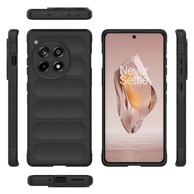 OnePlus 12R 5G black Tracy Anti-slip Rugged nugarėlė 7