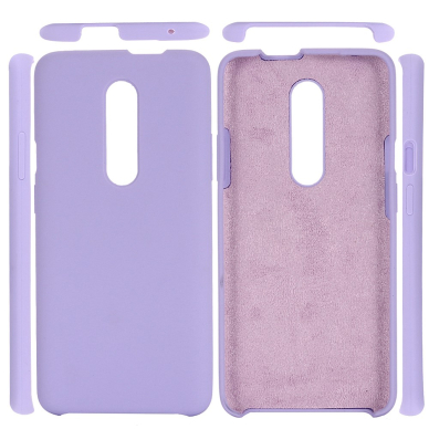 OnePlus 7 Pro violetinė SILICONE nugarėlė