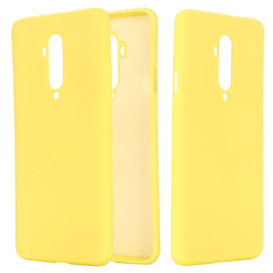 OnePlus 7T Pro geltona SILICONE nugarėlė