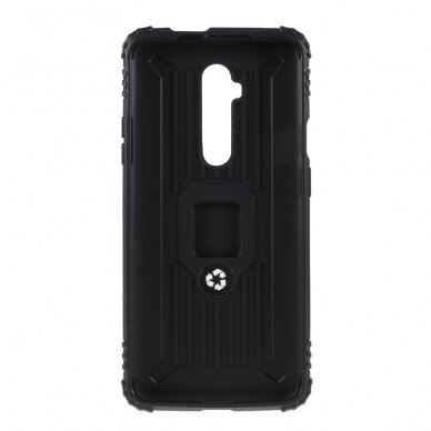 OnePlus 7T Pro juoda RING ARMOR nugarėlė 1