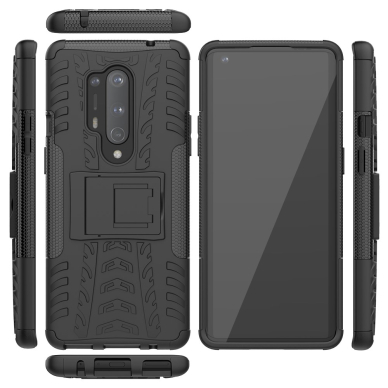 OnePlus 8 Pro juoda DEFENDER nugarėlė 3