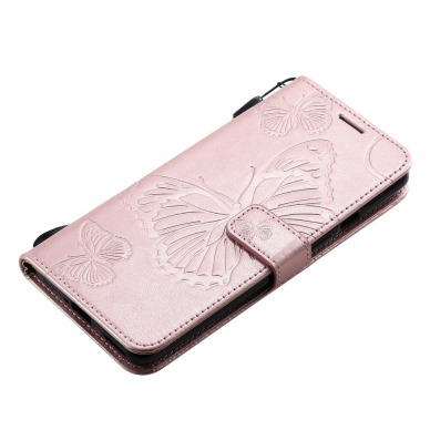 OnePlus 9 rausvas Tracy K.FLEXI dėklas Butterflies 5