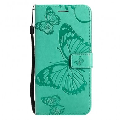 OnePlus 9 žalias Tracy K.FLEXI dėklas Butterflies 1