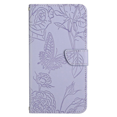 OnePlus Nord 2T 5G Tracy MEZZO violetinis Butterfly/Flowers dėklas 7