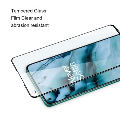 OnePlus NORD CE 2 5G black pilnas 5D stiklas 6