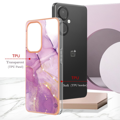 OnePlus NORD CE 3 Lite 5G Tracy nugarėlė MILKY WAY MARBLE Purple2 5