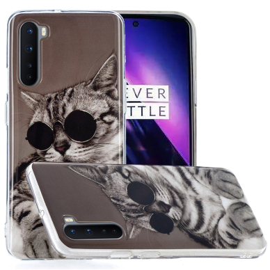 OnePlus NORD Tracy nugarėlė Cat Wearing Glasses
