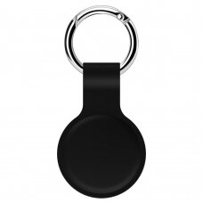 Pakabukas AirTag black silikoninis