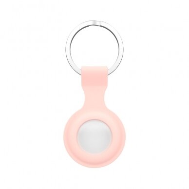 Pakabukas AirTag pink silikoninis
