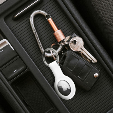 Pakabukas AirTag white silikoninis 3