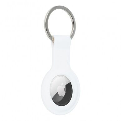 Pakabukas AirTag white silikoninis 2