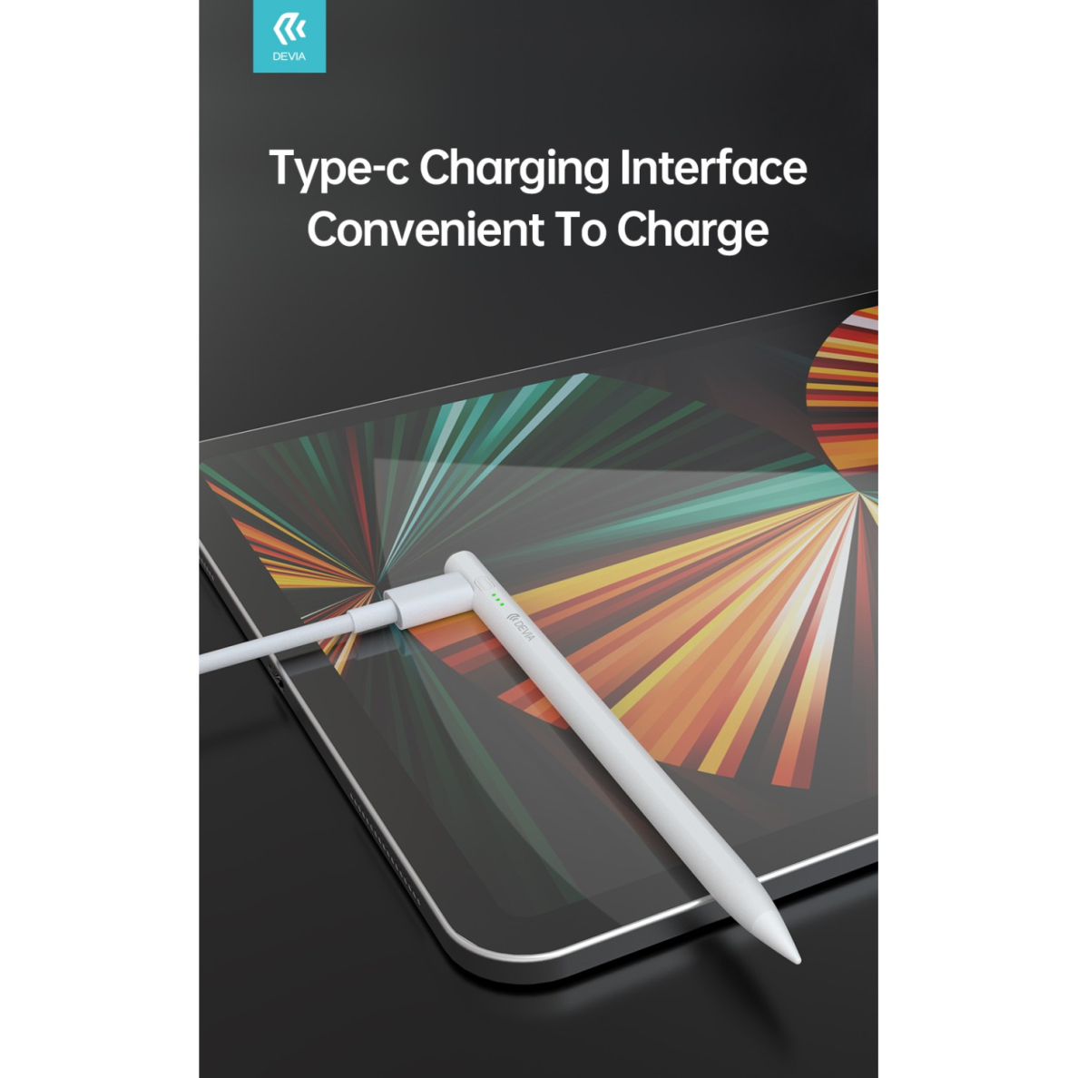 Pieštukas jutikliniams ekranams DEVIA Active Stylus (Apple/Phone) 8 Pieštukas jutikliniams ekranams DEVIA Active Stylus (Apple/Phone) 8