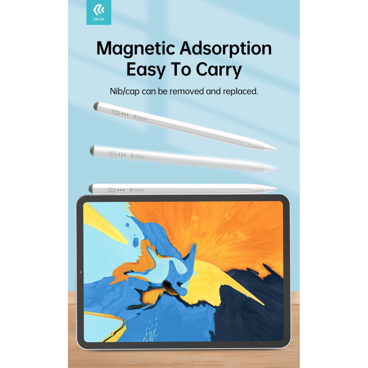 Pieštukas jutikliniams ekranams DEVIA Active Stylus (Apple/Phone) 4 Pieštukas jutikliniams ekranams DEVIA Active Stylus (Apple/Phone) 4