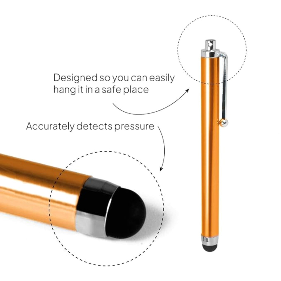 Pieštukas jutikliniams ekranams gold TRACY 2 Pieštukas jutikliniams ekranams gold TRACY 2