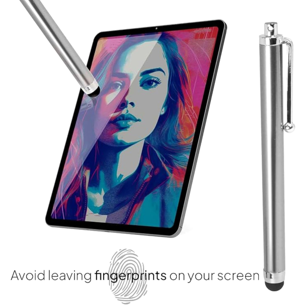 Pieštukas jutikliniams ekranams silver TRACY 2