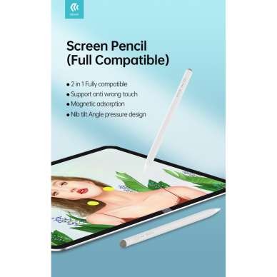 Pieštukas jutikliniams ekranams DEVIA Active Stylus (Apple/Phone) 1