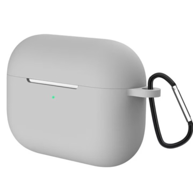 Pilkas dėklas Airpods PRO Naked Silicone Devia