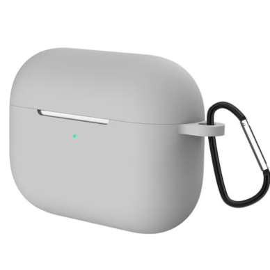 Pilkas dėklas Airpods PRO Naked Silicone Devia 1