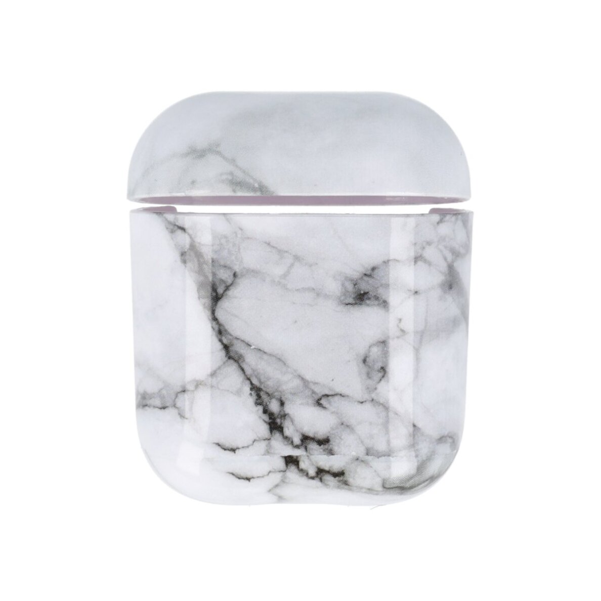 Plastikinis dėklas ausinėms Marble D