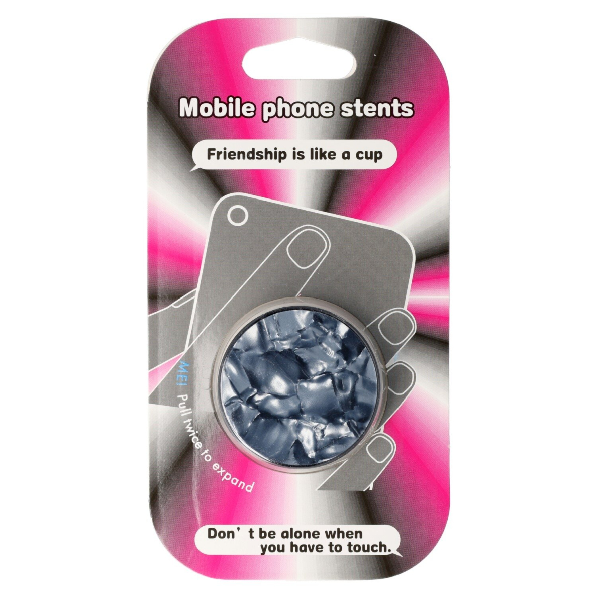 Pop laikiklis Marble juodas 1