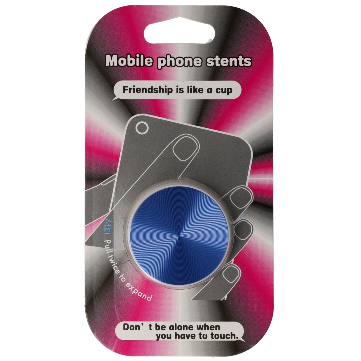 Pop laikiklis metal blue 1