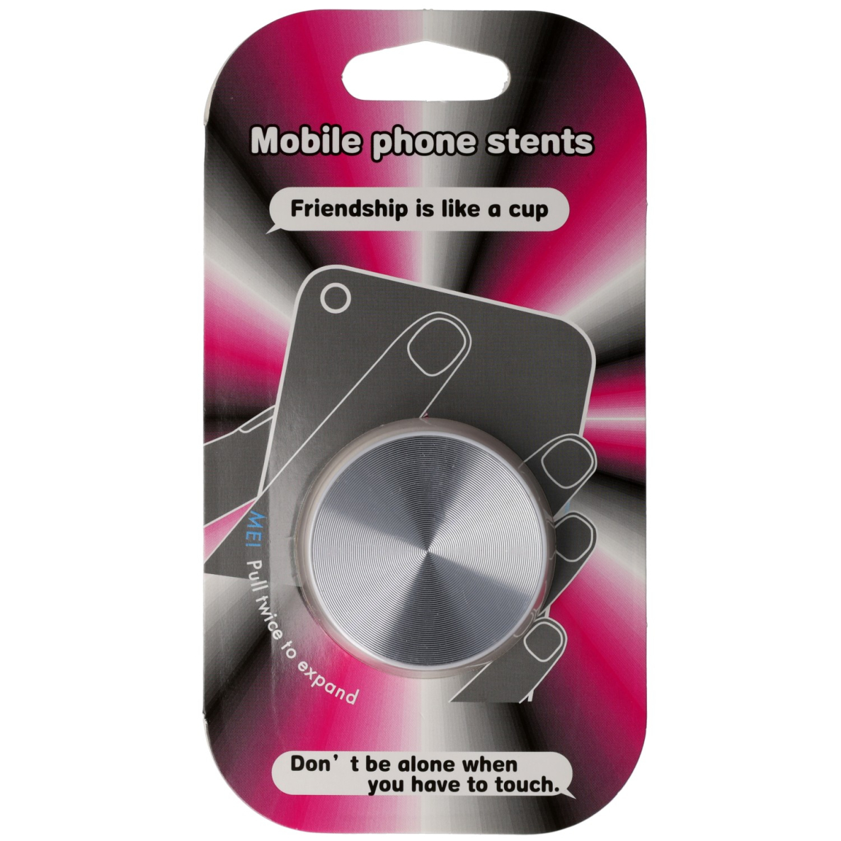 Pop laikiklis metal silver 3