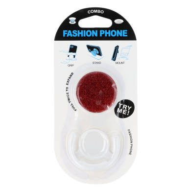 POP laikiklis glitter raudonas 1