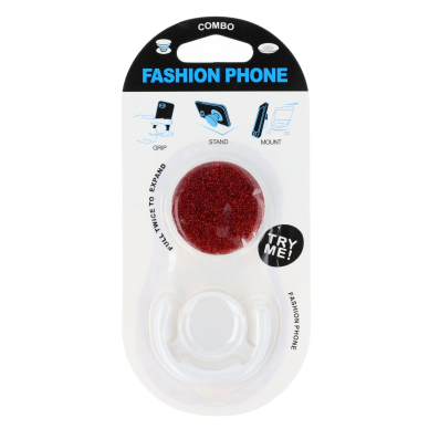 POP laikiklis glitter raudonas 3