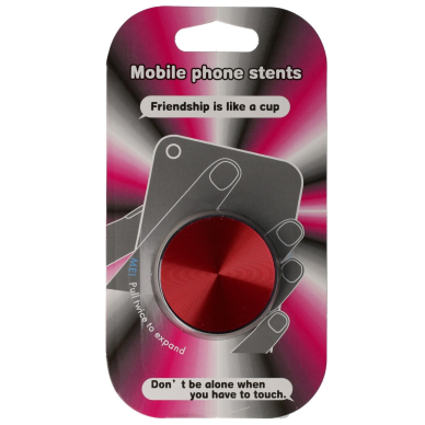 Pop laikiklis metal red 1