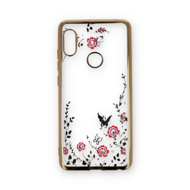REDMI NOTE5 PRO aukso spalvos Perfect FLOWERS nugarėlė 1