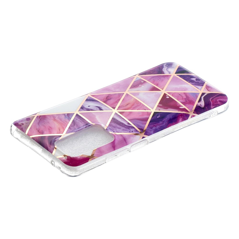 Samsung A02s/A03s Tracy nugarėlė Geometric Purple/White 2