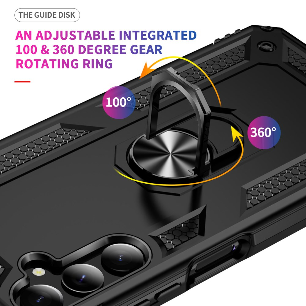 Samsung A05s Tracy black STRONG RING ARMOR nugarėlė 2