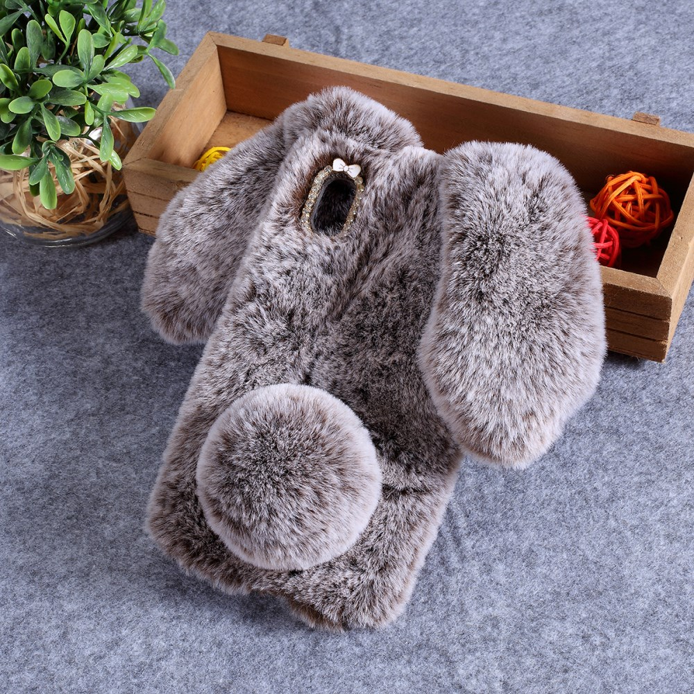 Samsung A10/M10 ruda nugarėlė Fluffy rabbit 2