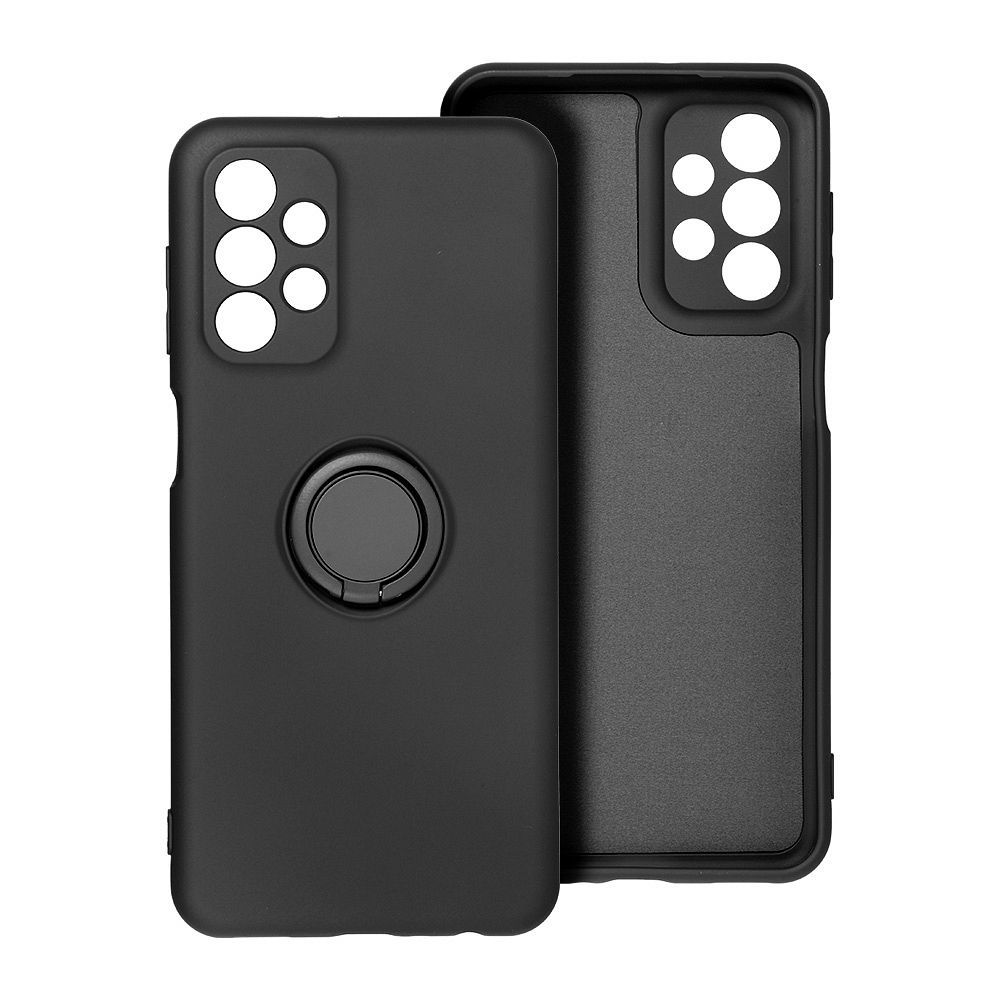 Samsung A12 juoda MAGNETIC RING nugarėlė 1