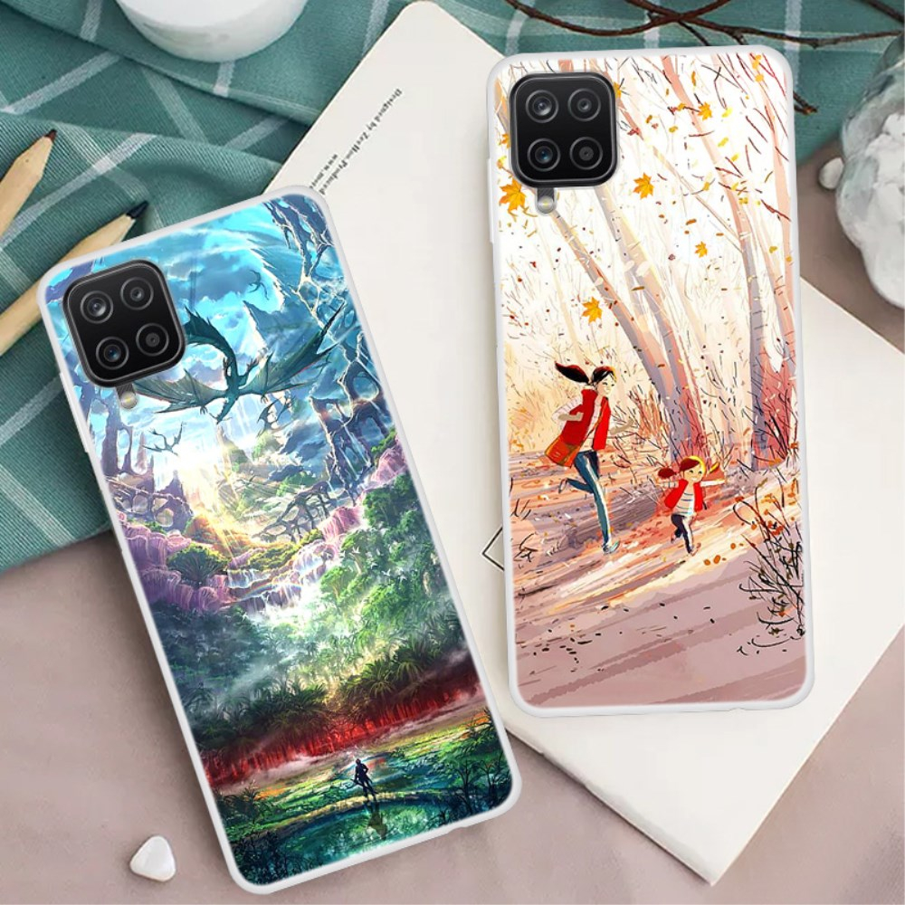 Samsung A12 Tracy creative nugarėlė Planets 1