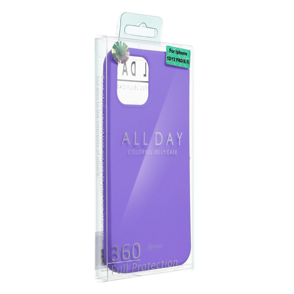 Samsung A12 violetinė ALL DAY ROAR nugarėlė 5