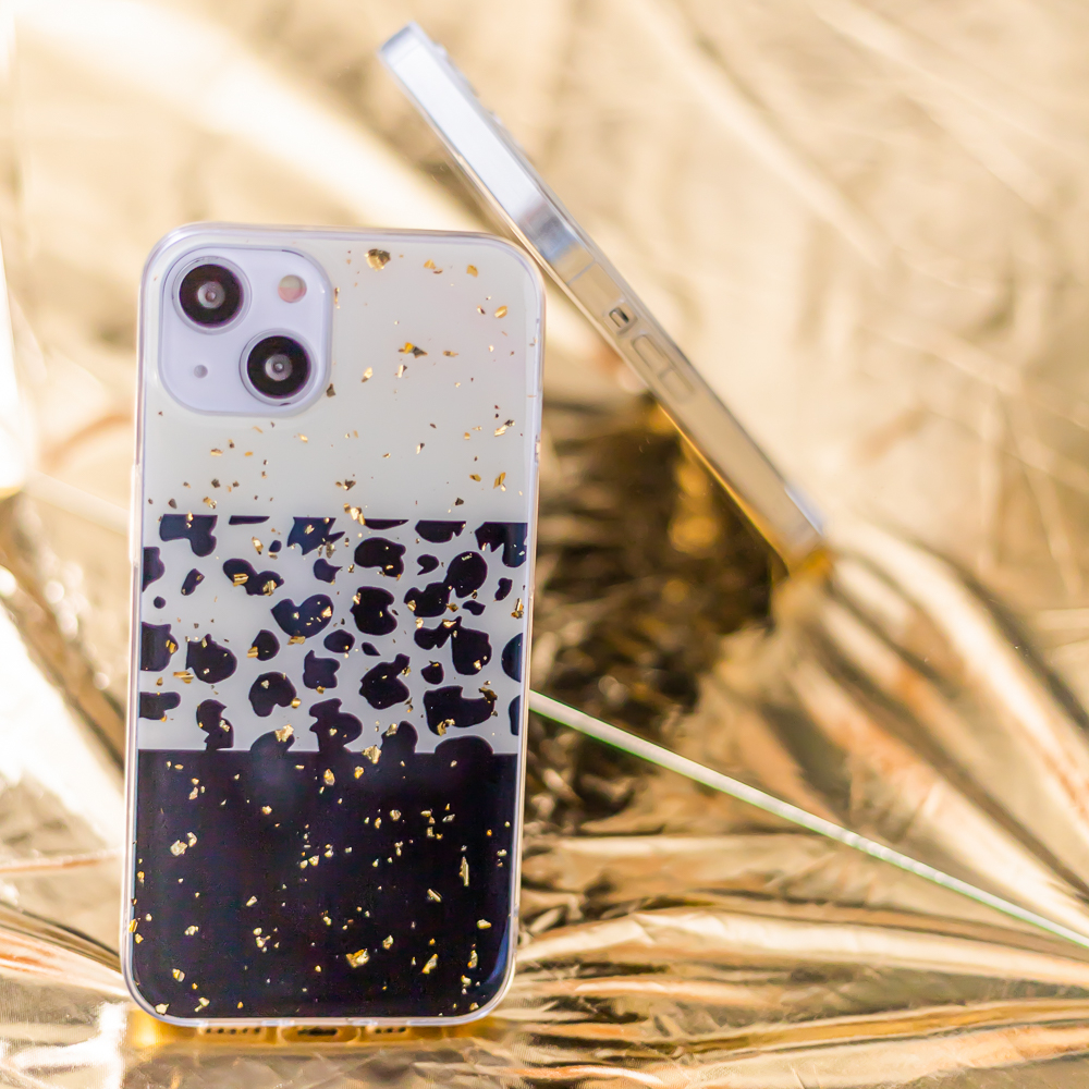 Samsung A13/A04s Gold Glam Leopard print 2 nugarėlė 3