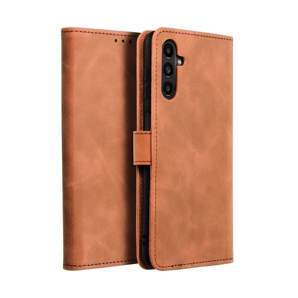 Samsung A13 / A04s brown VELVET dėklas 3