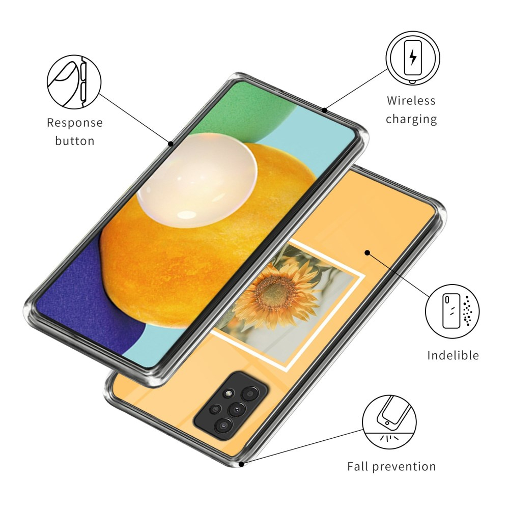 Samsung A13/A04s Tracy nugarėlė White Sunflower Style B 1