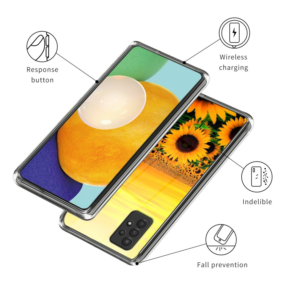 Samsung A13/A04s Tracy nugarėlė White Sunflower Style E 1