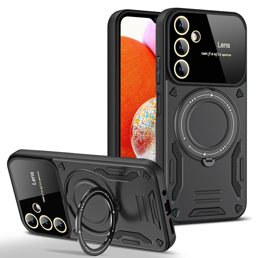 Samsung A14 5G black Magsafe KICKSTAND nugarėlė