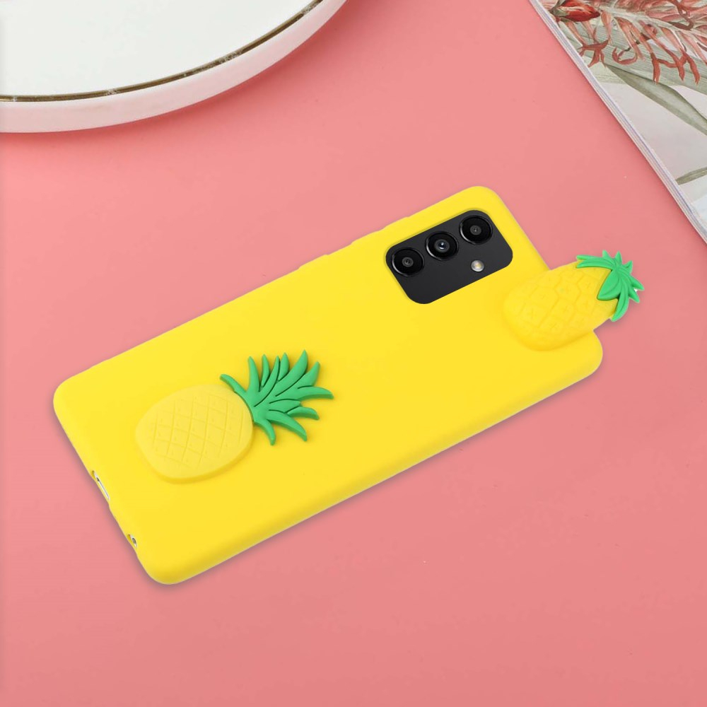 Samsung A14 5G geltona nugarėlė Pineapple 4D 5