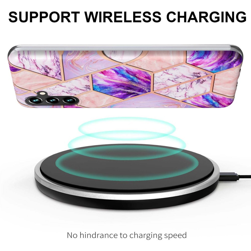 Samsung A14 5G Tracy nugarėlė MILKY WAY MARBLE Geometric marble Light Purple 2