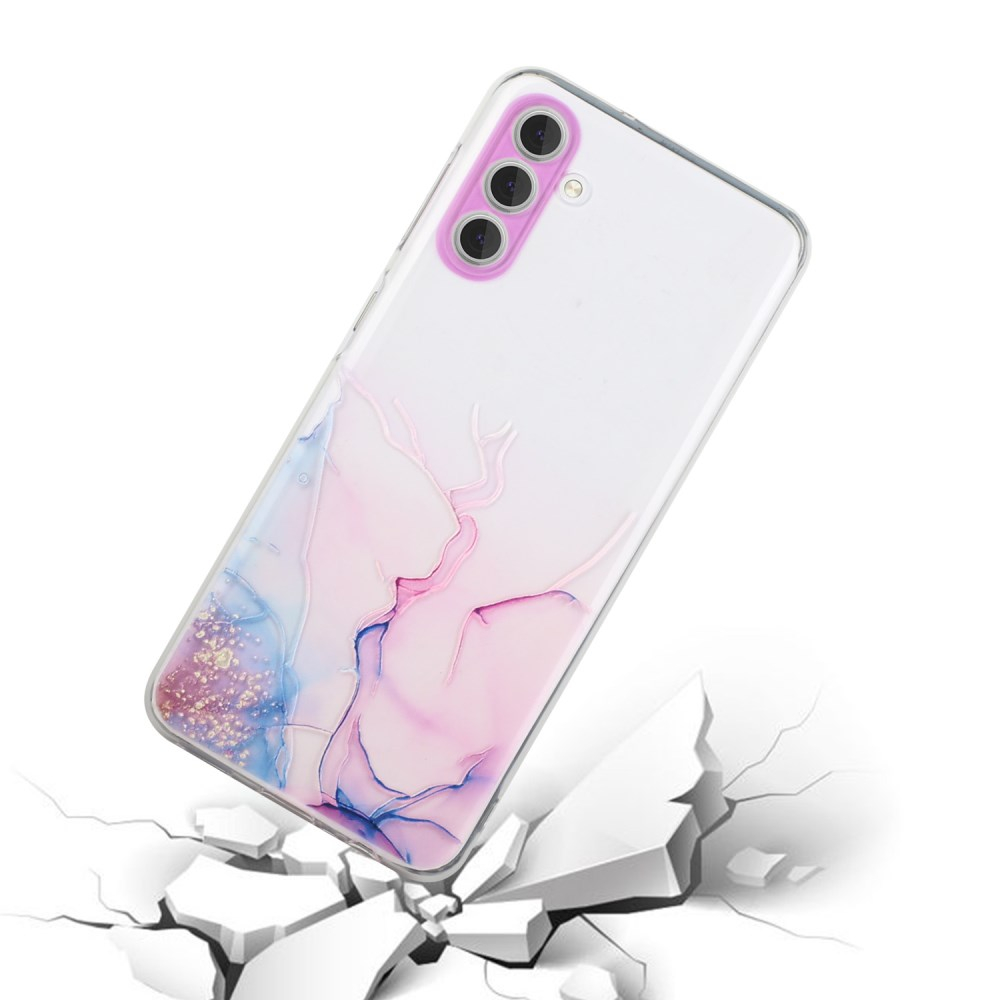 Samsung A14 5G Tracy nugarėlė LASER MARBLE Purple/Blue 2
